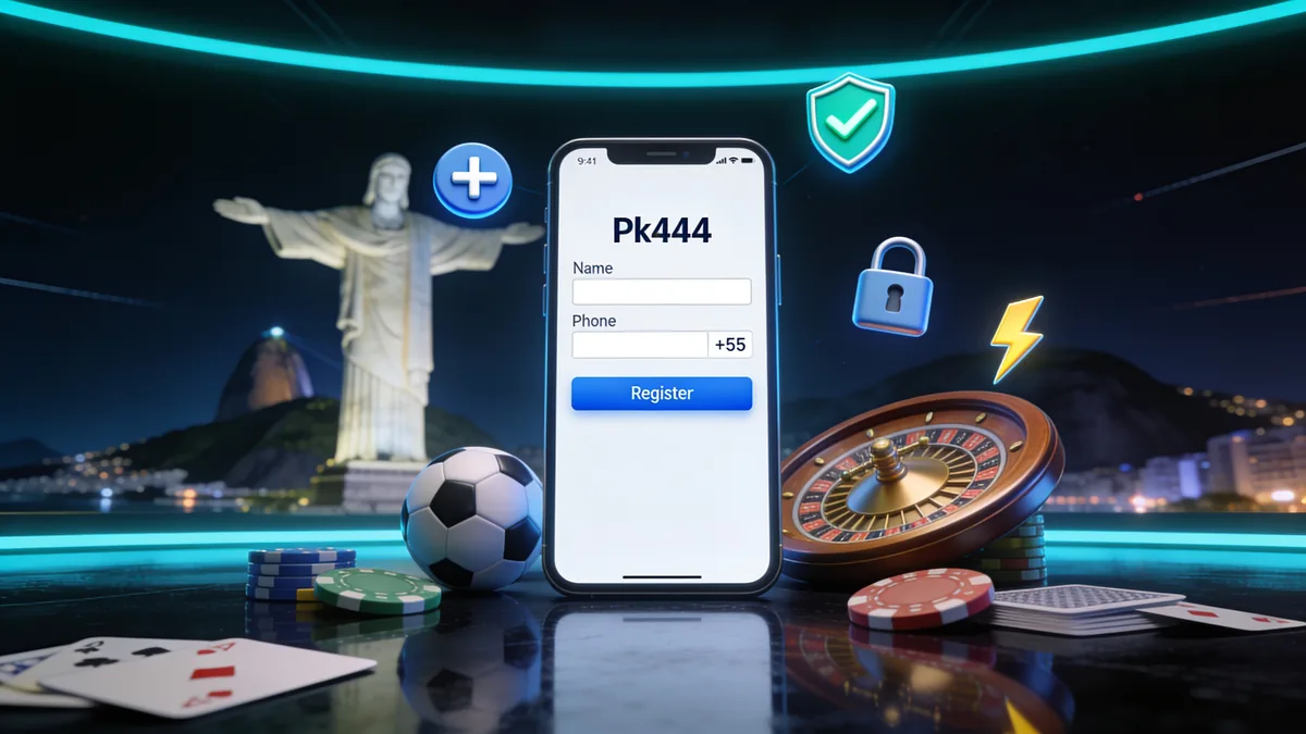 Como criar sua conta na pk444: passo a passo — pk444 no Brasil